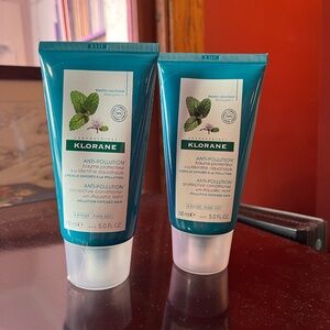 Klorane Anti-Pollution Conditioner with Aquatic Mint, 2 x 150ml